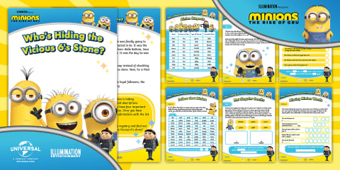 Minions 2: Minion Riddles 60-Second Reads Activity Pack [Ages 5-7]